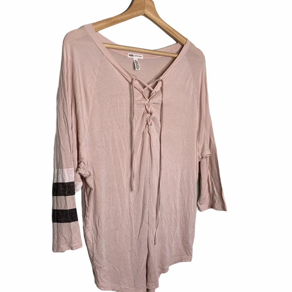 PINK Super Soft 3/4 Sleeve T-Shirt